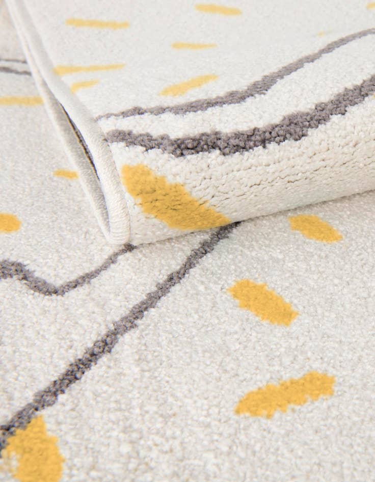 Detail image of  7' 10 x 7' 10 Dinosaur Whimsy Kids Round Rug