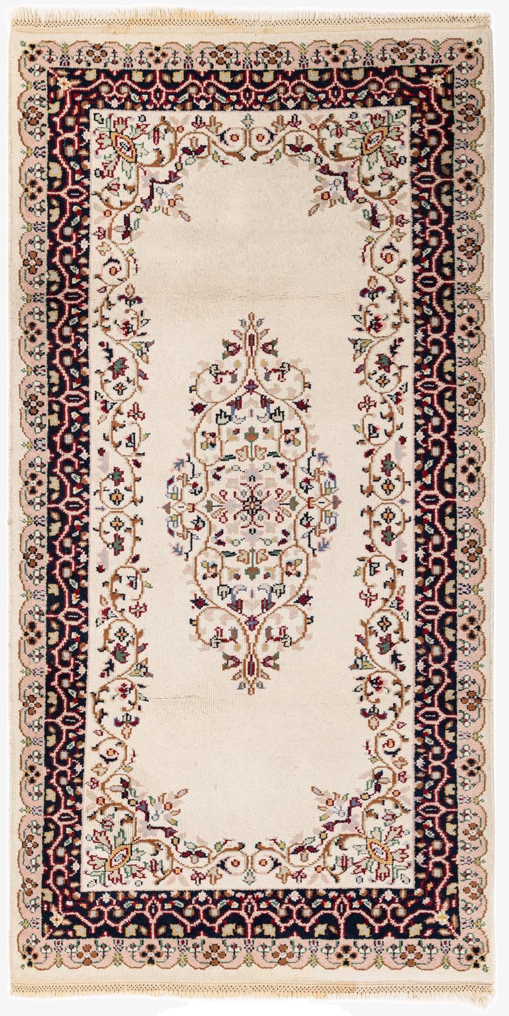  3' 1 x 6' 1  Hand Knotted Anatolian Oriental Wool Runner Rug