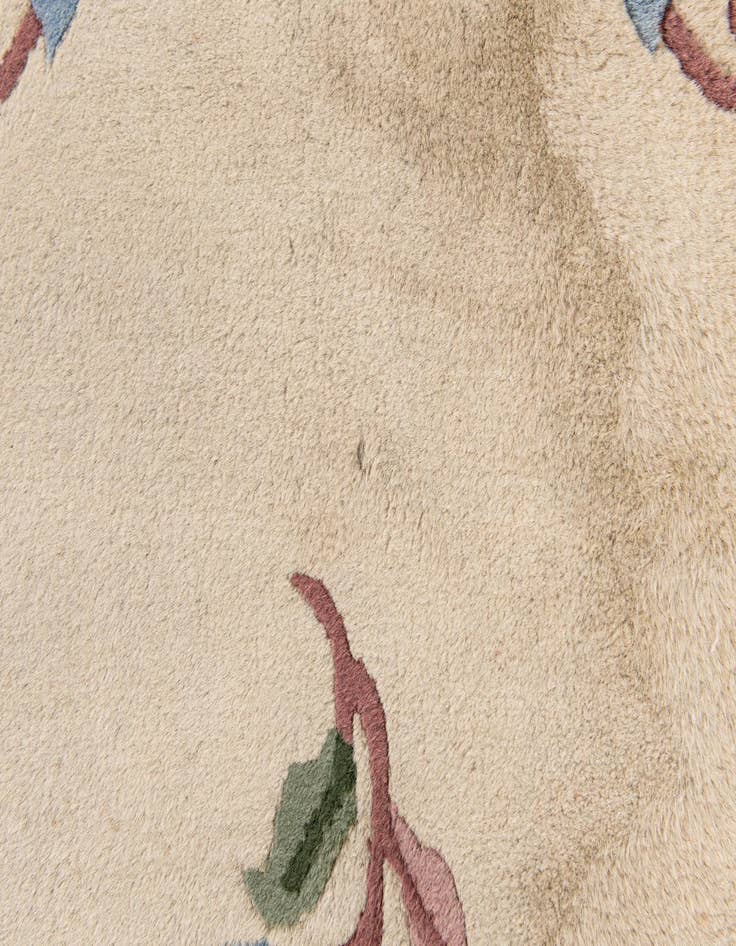 Detail image of  2' 4 x 9' 7  Hand Woven Antique Finish Wool Runner Rug