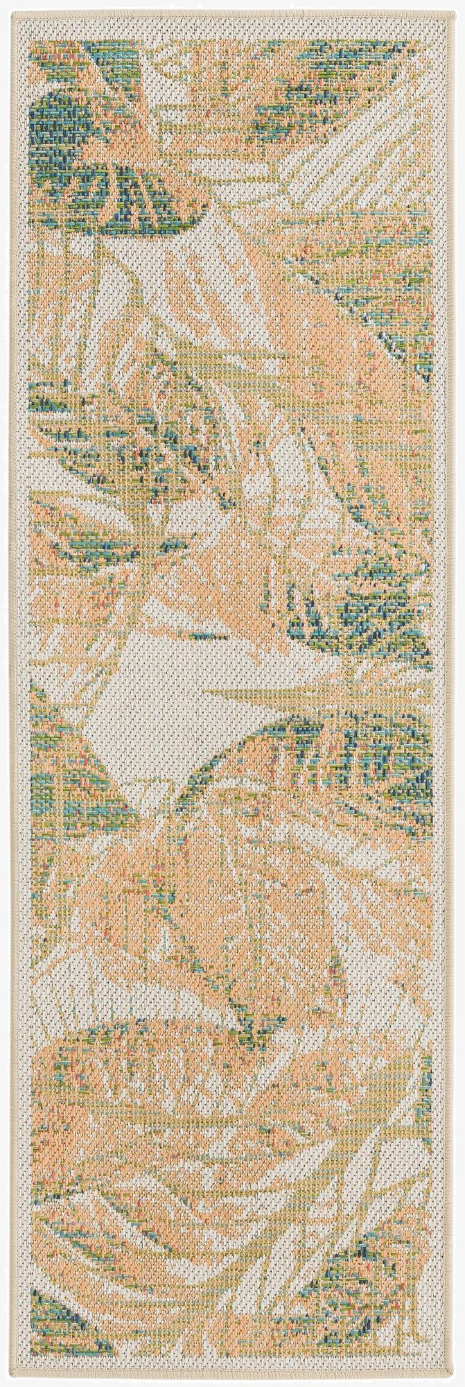  2' x 6'  Washable Baja Indoor / Outdoor Runner Rug