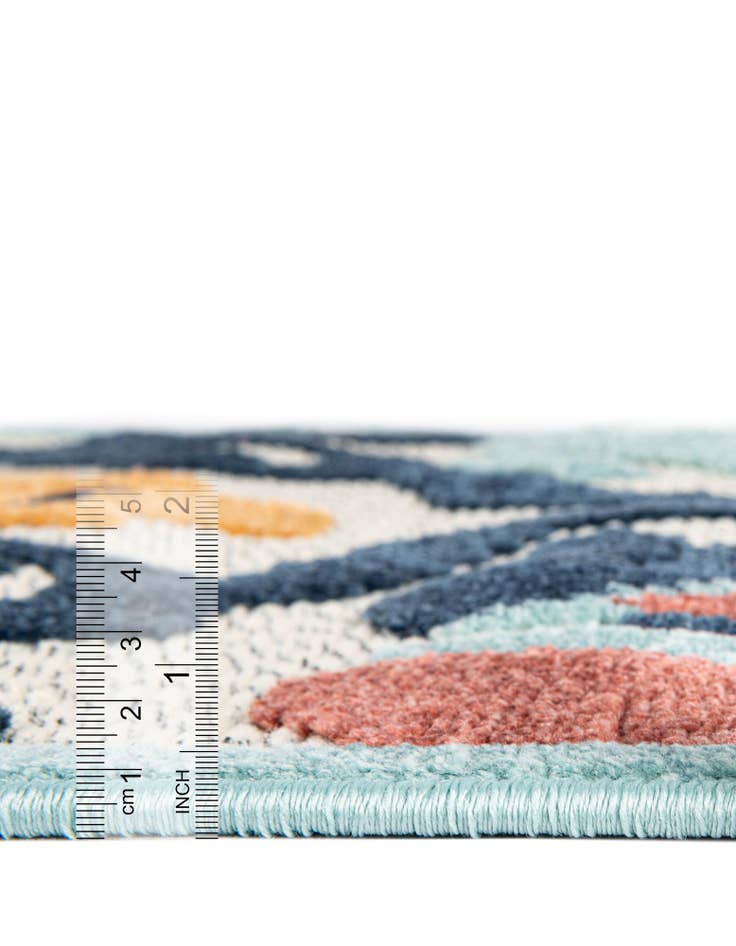 Detail image of  2' x 8'  Washable Belize Indoor / Outdoor Runner Rug