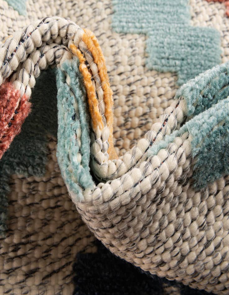 Detail image of  2' x 6'  Washable Belize Indoor / Outdoor Runner Rug