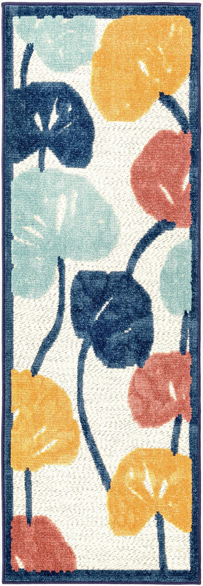  2' x 6'  Washable Belize Indoor / Outdoor Runner Rug