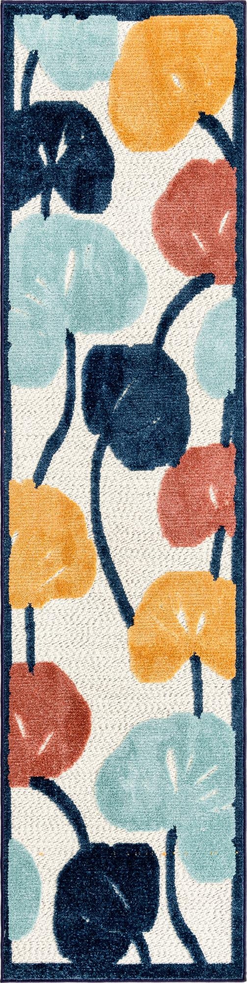  2' x 8'  Washable Belize Indoor / Outdoor Runner Rug