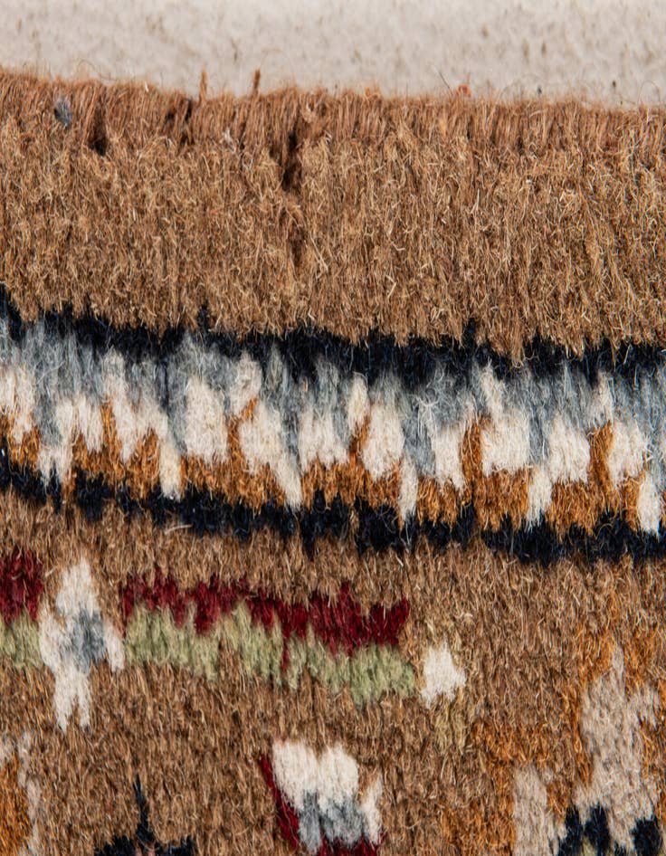 Detail image of  2' 5 x 4' 10  Hand Knotted Bidjar Wool Runner Rug