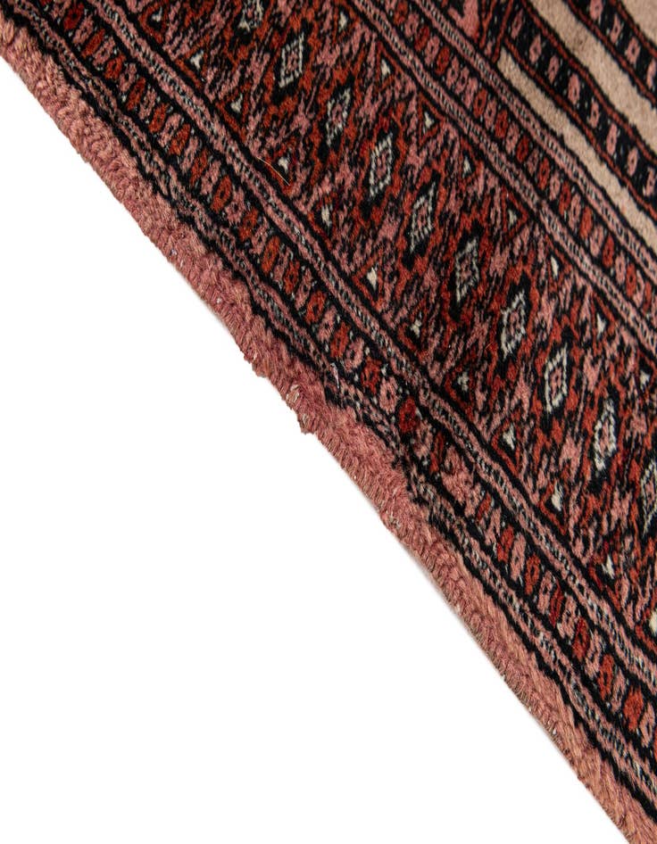 Detail image of  3' 3 x 10' 2  Hand Knotted Bokhara Oriental Wool Runner Rug