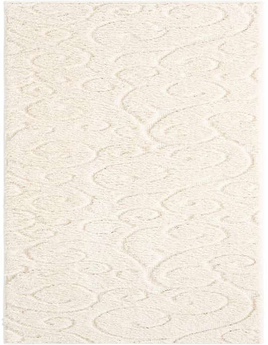A 10 ft ivory runner rug with a textured high/low pile features a subtle, elegant transitional botanical pattern, perfect for a hallway.