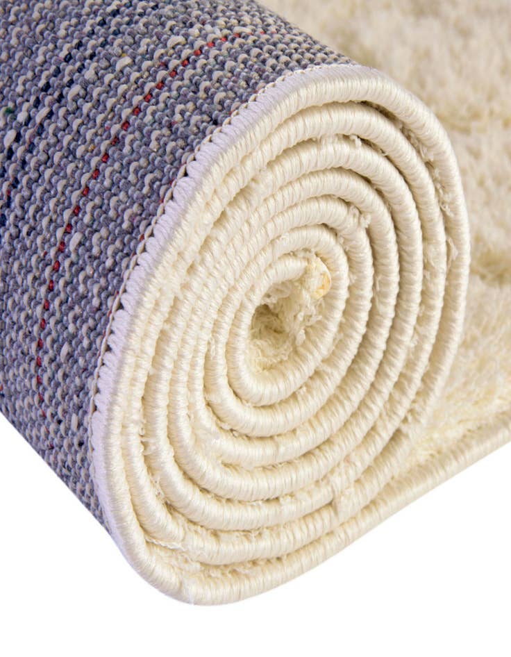 Detail image of  2' 7 x 10' Botanical Shag Runner Rug