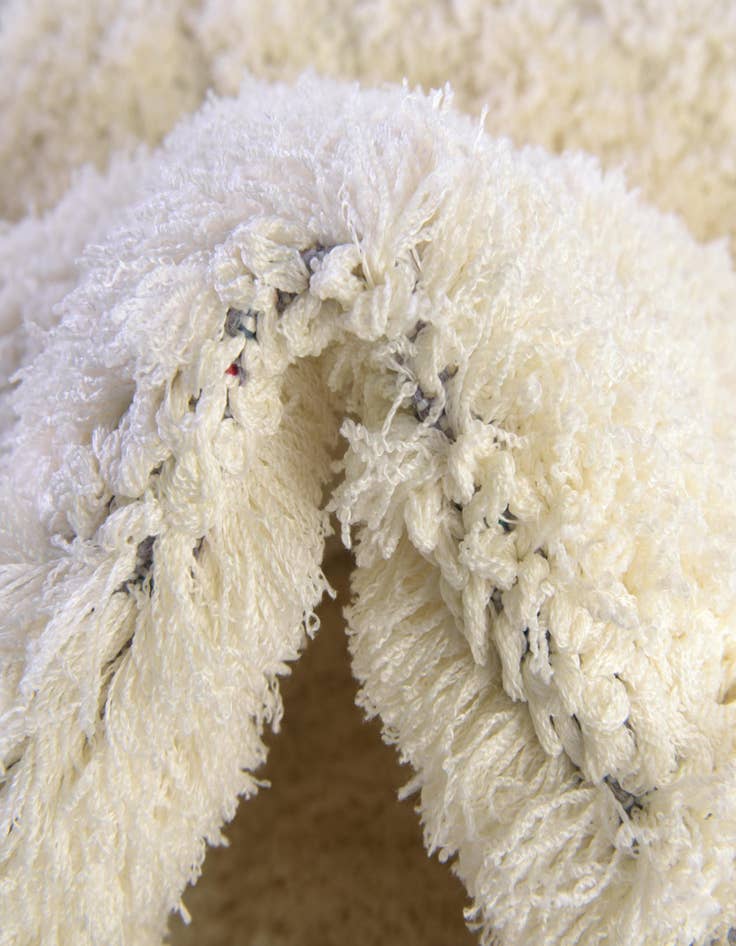 Detail image of  2' 7 x 10' Botanical Shag Runner Rug