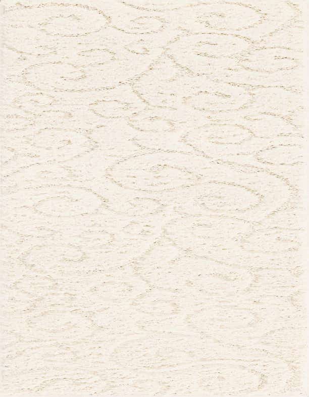 A 7 ft ivory runner rug with a subtle, textured high-low pile pattern, ideal for hallways.