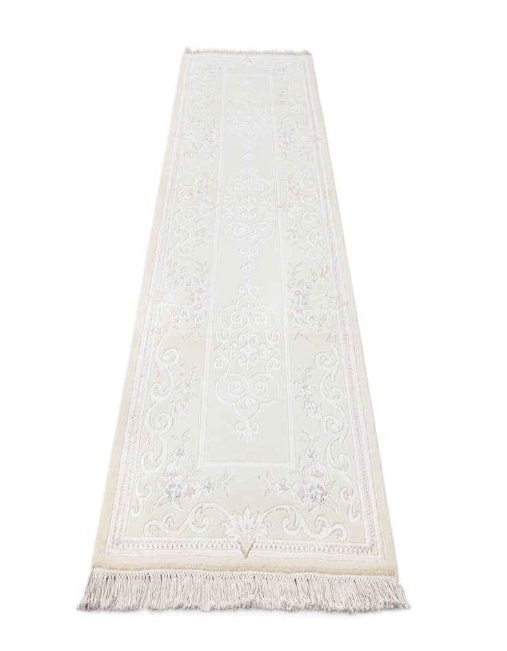 Detail image of  2' 9 x 9' 8  Hand Knotted Darya Wool Runner Rug