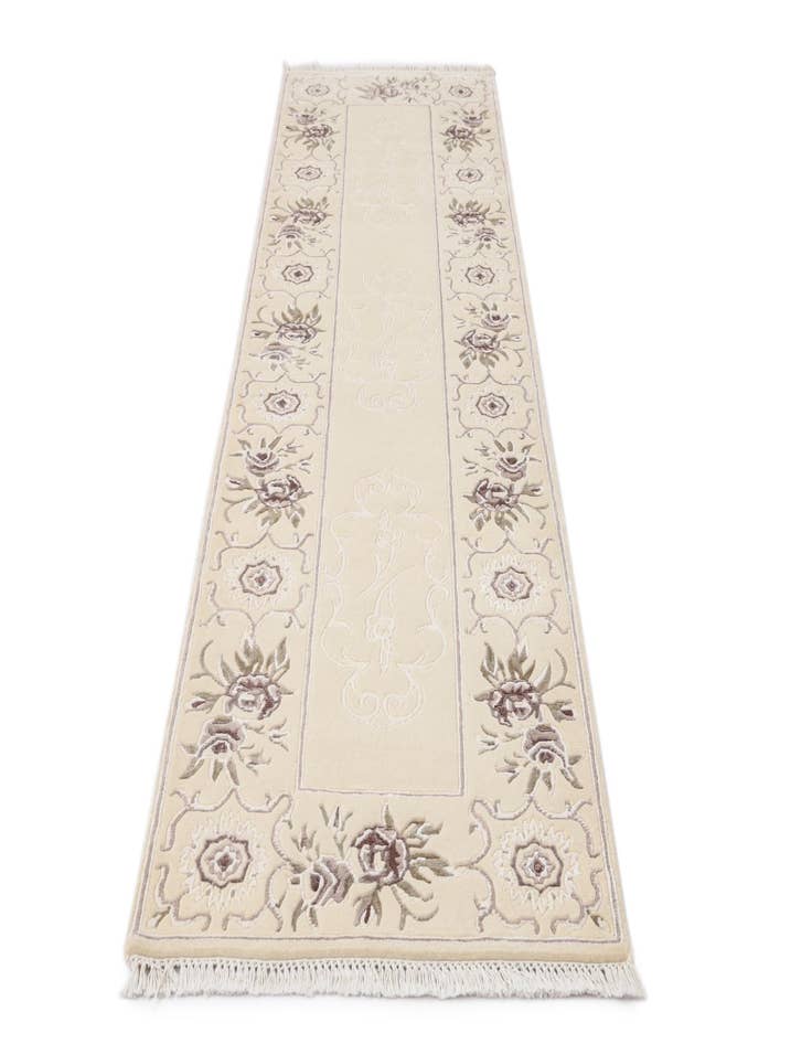 Detail image of  2' 7 x 9' 7  Hand Knotted Darya Wool Runner Rug