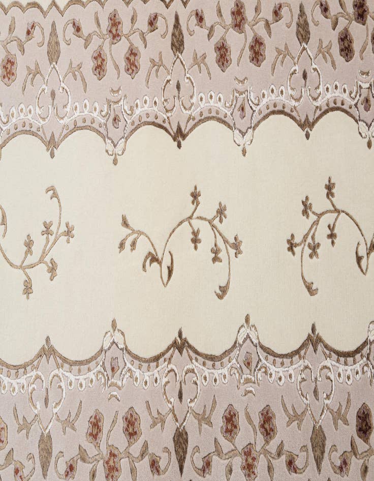 Detail image of  2' 9 x 9' 9  Hand Knotted Darya Wool Runner Rug