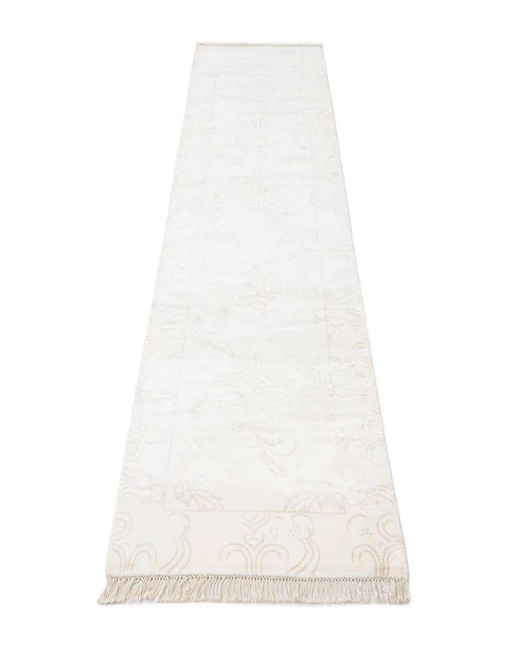 Detail image of  2' 8 x 9' 11  Hand Knotted Darya Wool Runner Rug