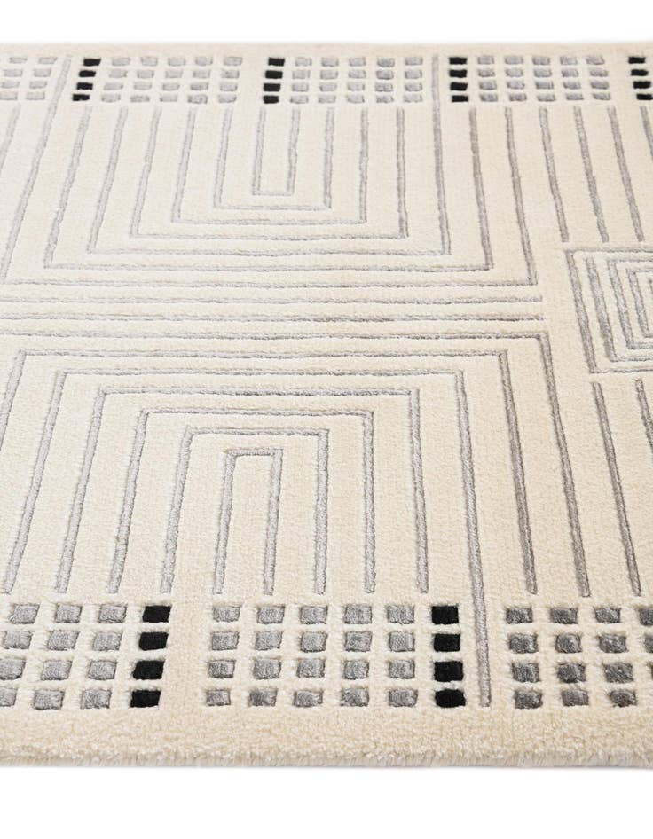 Detail image of  2' 8 x 9' 11  Hand Knotted Darya Wool Runner Rug