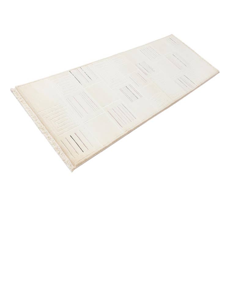 Detail image of  2' 7 x 9' 7  Hand Knotted Darya Wool Runner Rug