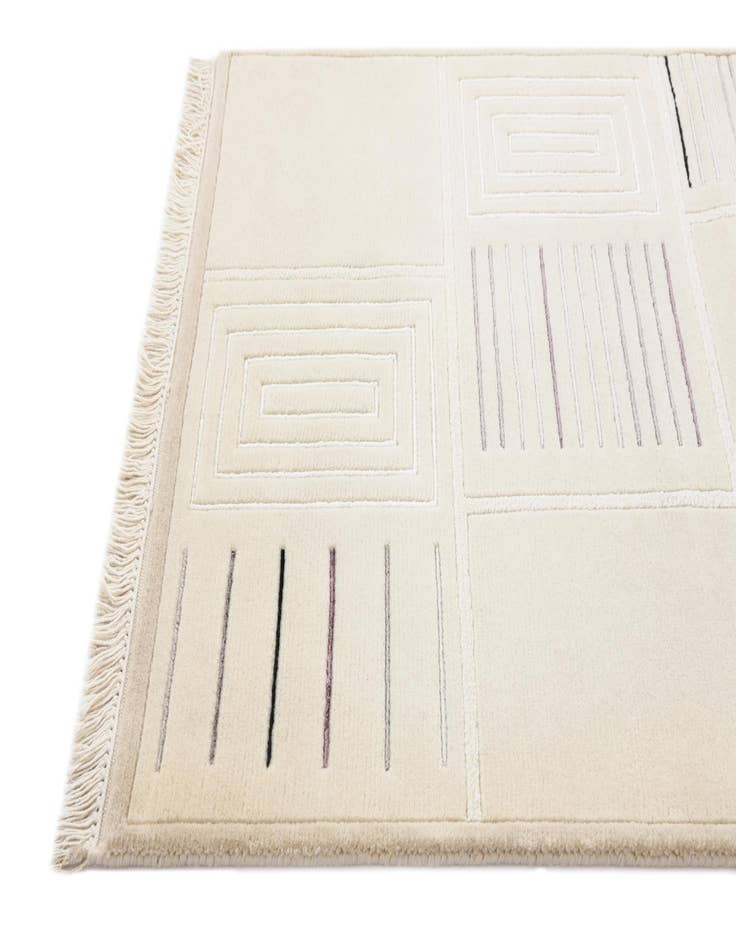 Detail image of  2' 7 x 9' 7  Hand Knotted Darya Wool Runner Rug