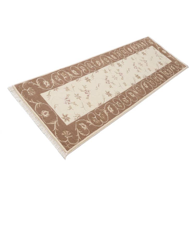 Detail image of  2' 7 x 9' 9  Hand Knotted Darya Wool Runner Rug