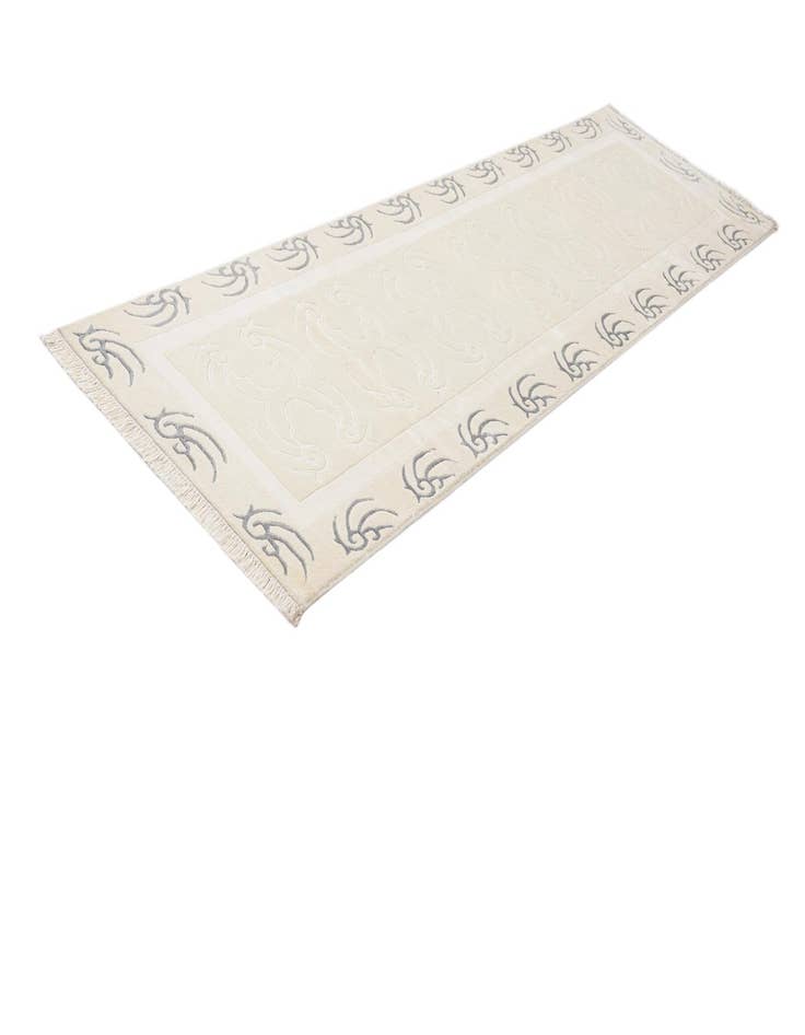 Detail image of  2' 8 x 9' 9  Hand Knotted Darya Wool Runner Rug