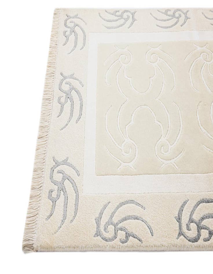 Detail image of  2' 8 x 9' 9  Hand Knotted Darya Wool Runner Rug