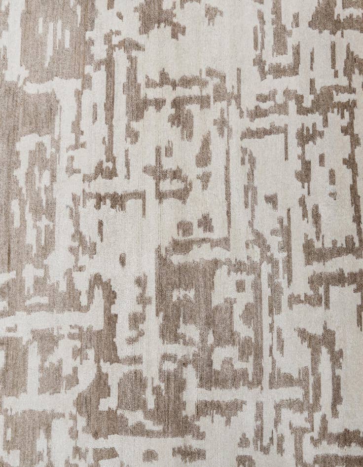 Detail image of  2' 8 x 9' 10  Hand Knotted Darya Wool Runner Rug