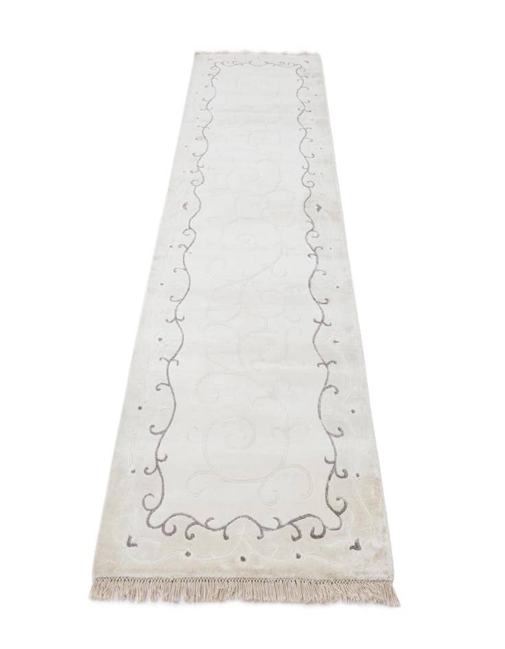 Detail image of  2' 8 x 9' 9  Hand Knotted Darya Wool Runner Rug