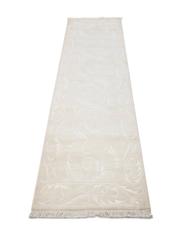 Detail image of  3' 3 x 9' 11  Hand Knotted Darya Wool Runner Rug