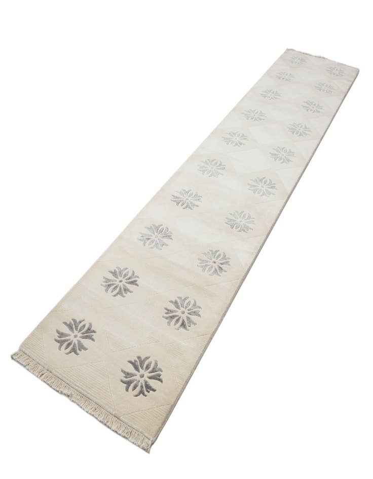 Detail image of  2' 8 x 13' 7  Hand Knotted Darya Wool Runner Rug