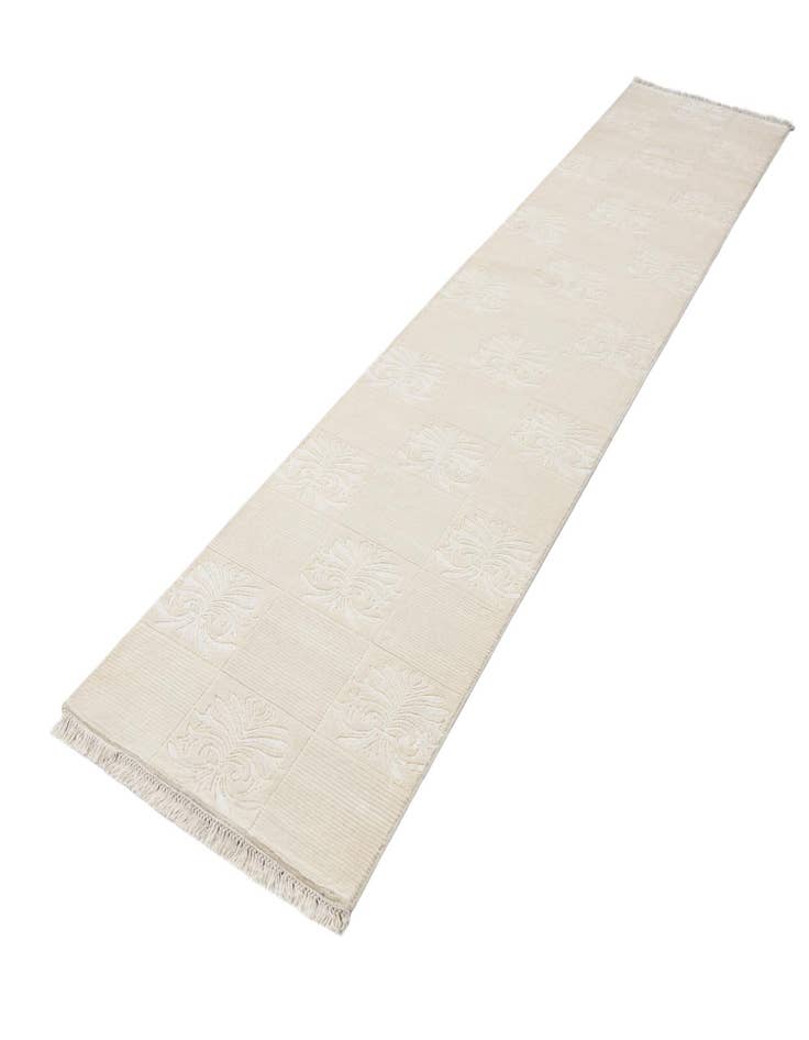 Detail image of  2' 7 x 13'  Hand Knotted Darya Wool Runner Rug