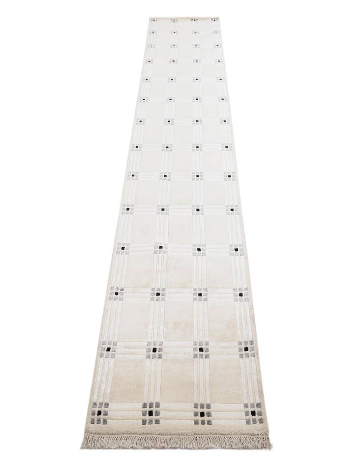 Detail image of  2' 7 x 12' 10  Hand Knotted Darya Wool Runner Rug