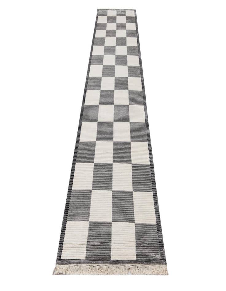 Detail image of  2' 7 x 13' 1  Hand Knotted Darya Wool Runner Rug