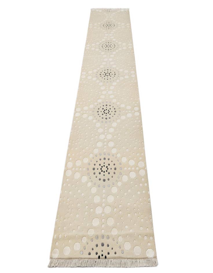 Detail image of  2' 7 x 13' 1  Hand Knotted Darya Wool Runner Rug