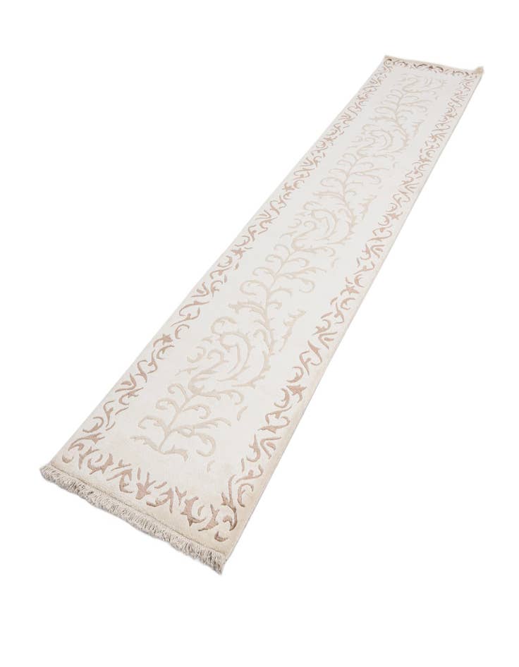 Detail image of  2' 7 x 13'  Hand Knotted Darya Wool Runner Rug