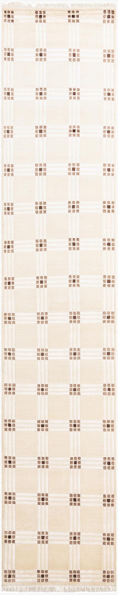  2' 7 x 12' 10  Hand Knotted Darya Wool Runner Rug