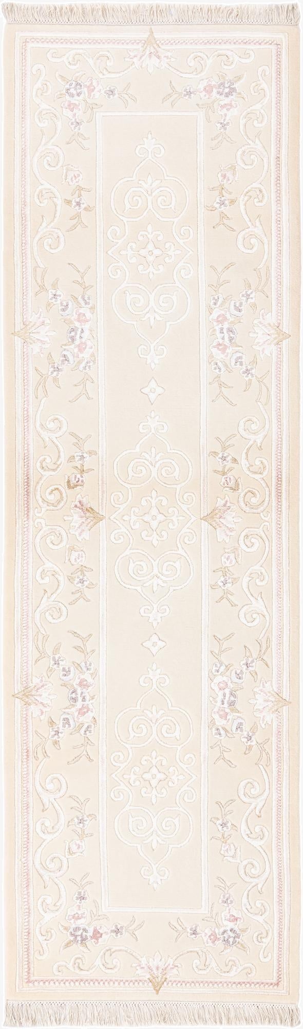  2' 9 x 9' 8  Hand Knotted Darya Wool Runner Rug