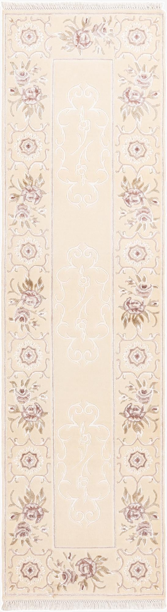  2' 7 x 9' 7  Hand Knotted Darya Wool Runner Rug