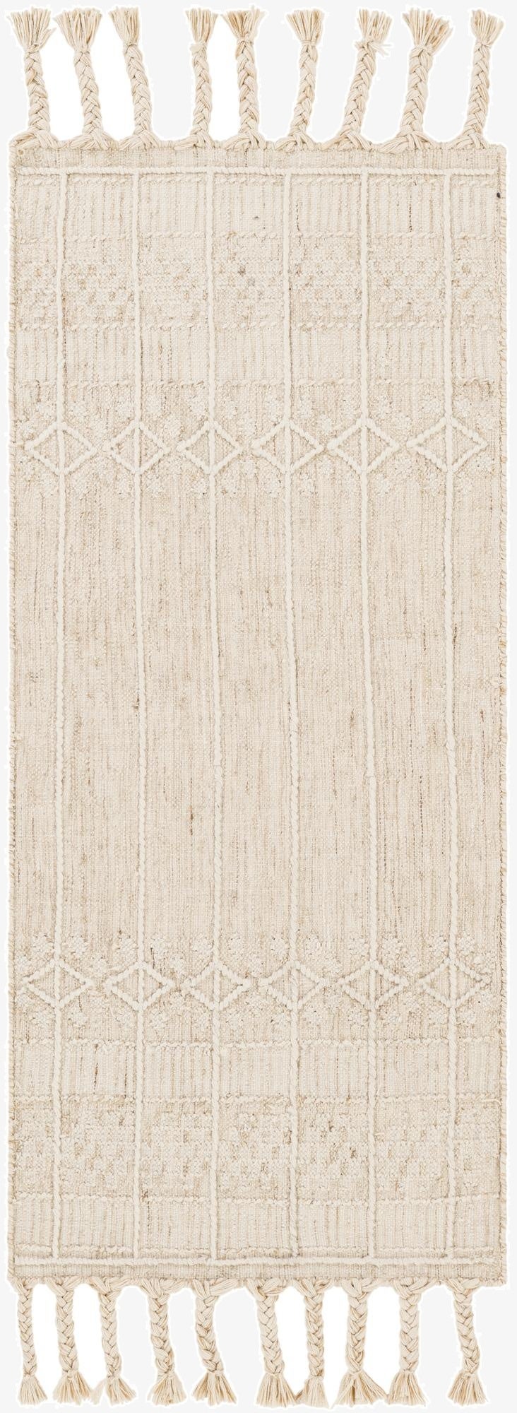  2' 2 x 5' 1  Washable Eco Bohemian Indoor / Outdoor Runner Rug