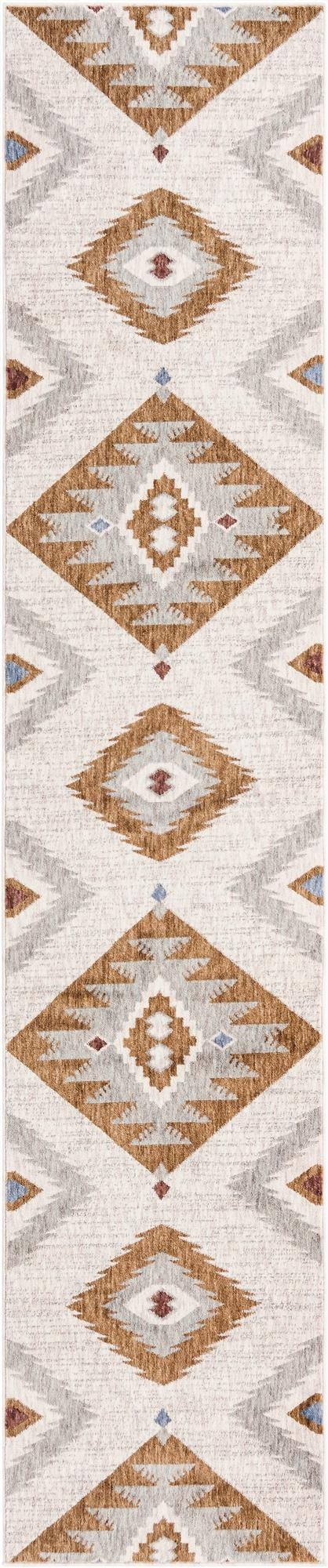  2' 7 x 12' Eco Southwestern Runner Rug
