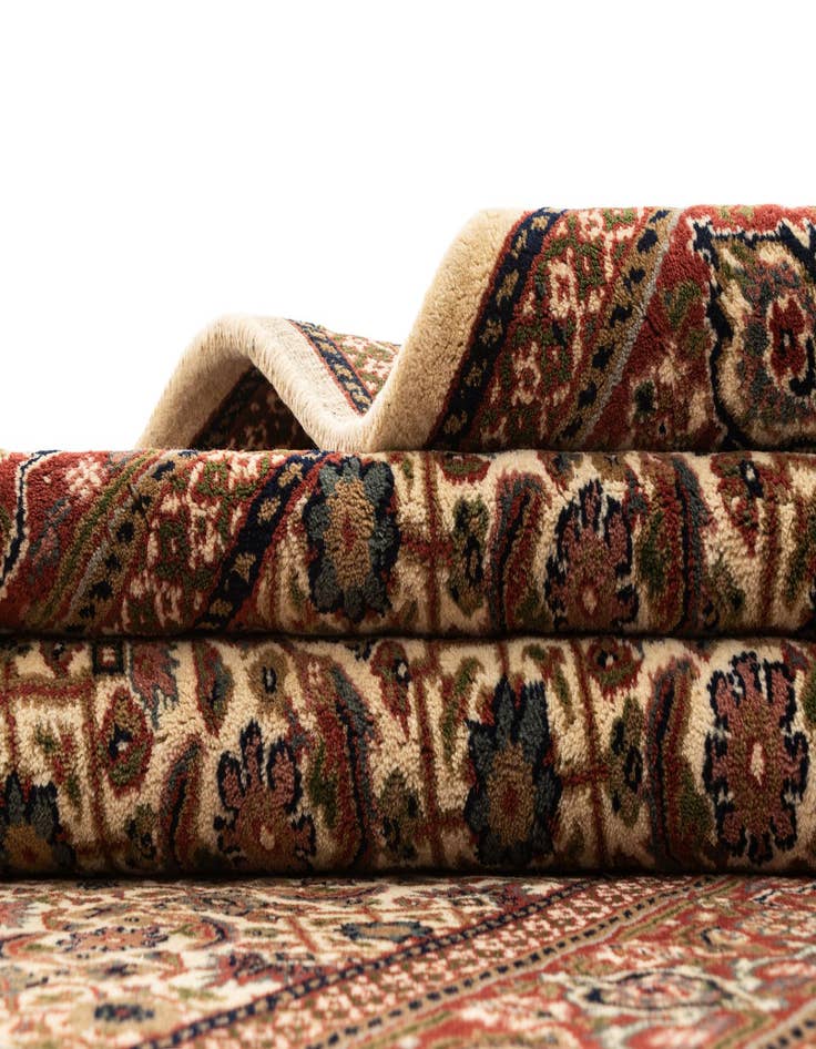 Detail image of  5' 2 x 11'  Hand Knotted Farahan Wool Runner Rug