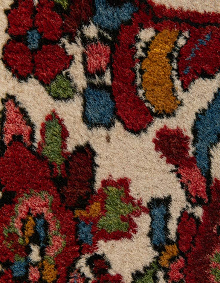 Detail image of  3' 4 x 10' 8  Hand Knotted Farahan Persian Wool Runner Rug
