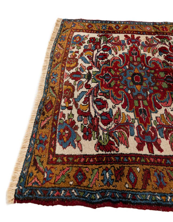 Detail image of  3' 4 x 10' 8  Hand Knotted Farahan Persian Wool Runner Rug