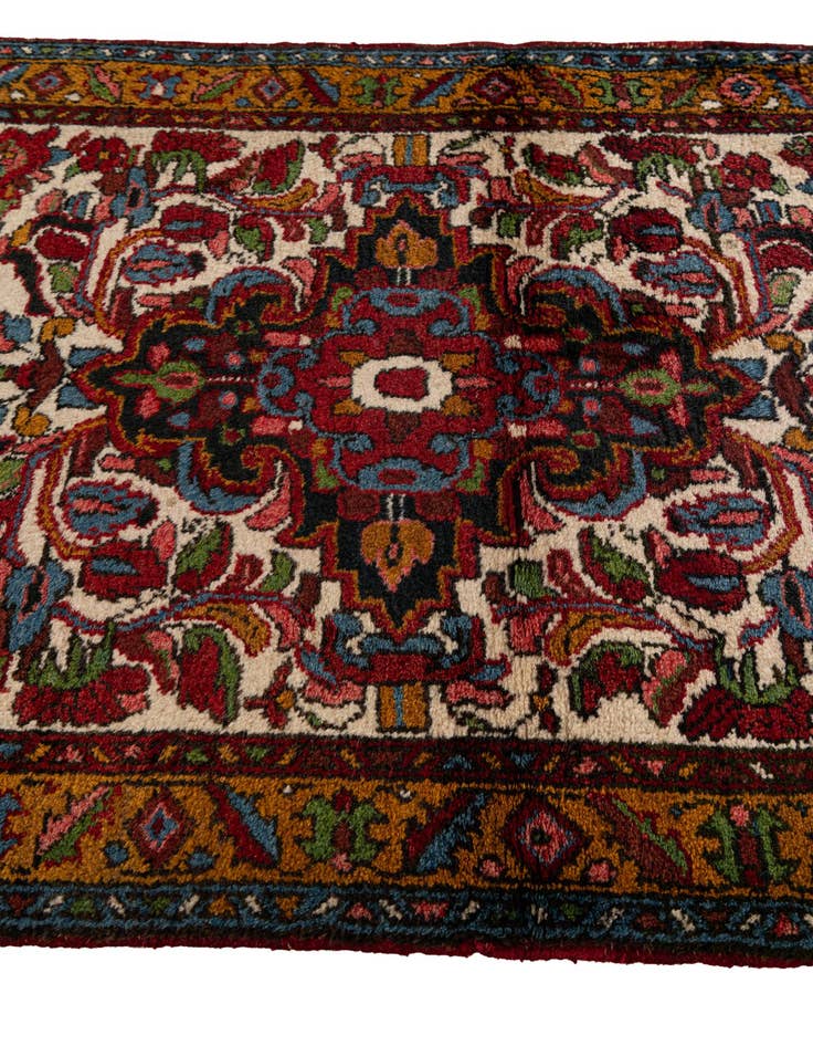 Detail image of  3' 4 x 10' 8  Hand Knotted Farahan Persian Wool Runner Rug