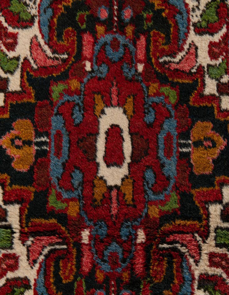 Detail image of  3' 4 x 10' 8  Hand Knotted Farahan Persian Wool Runner Rug