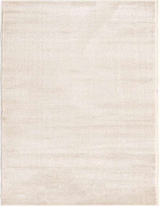 An 8 ft ivory runner rug from the Finsbury collection, featuring a subtle high/low textured pile, ideal for hallways.