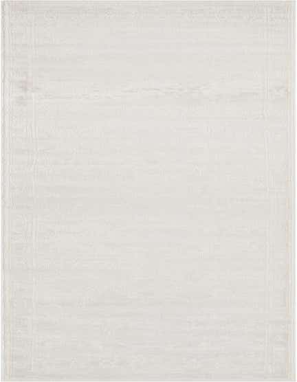 A 12 ft runner rug in shades of ivory and cream with a subtle modern abstract pattern, ideal for a hallway.