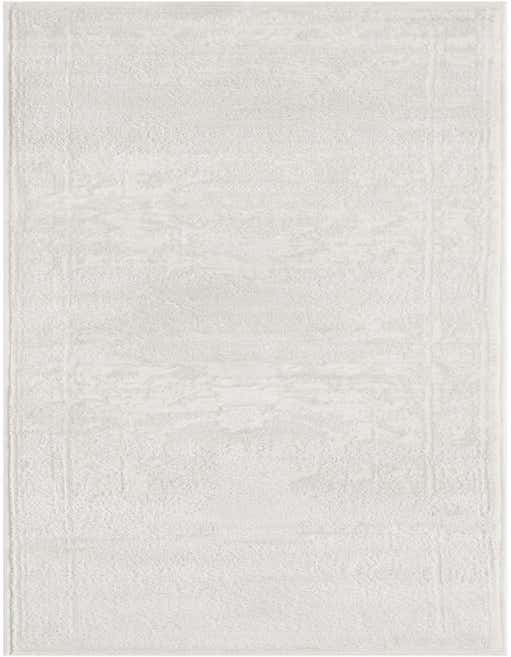 An 8 ft runner rug in shades of ivory and cream with a subtle abstract pattern, perfect for a hallway.