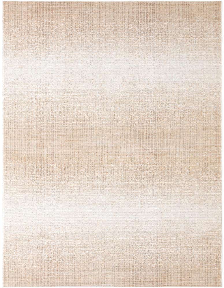 A 16 ft runner rug in shades of ivory and cream, featuring a subtle textured pattern, ideal for a hallway.