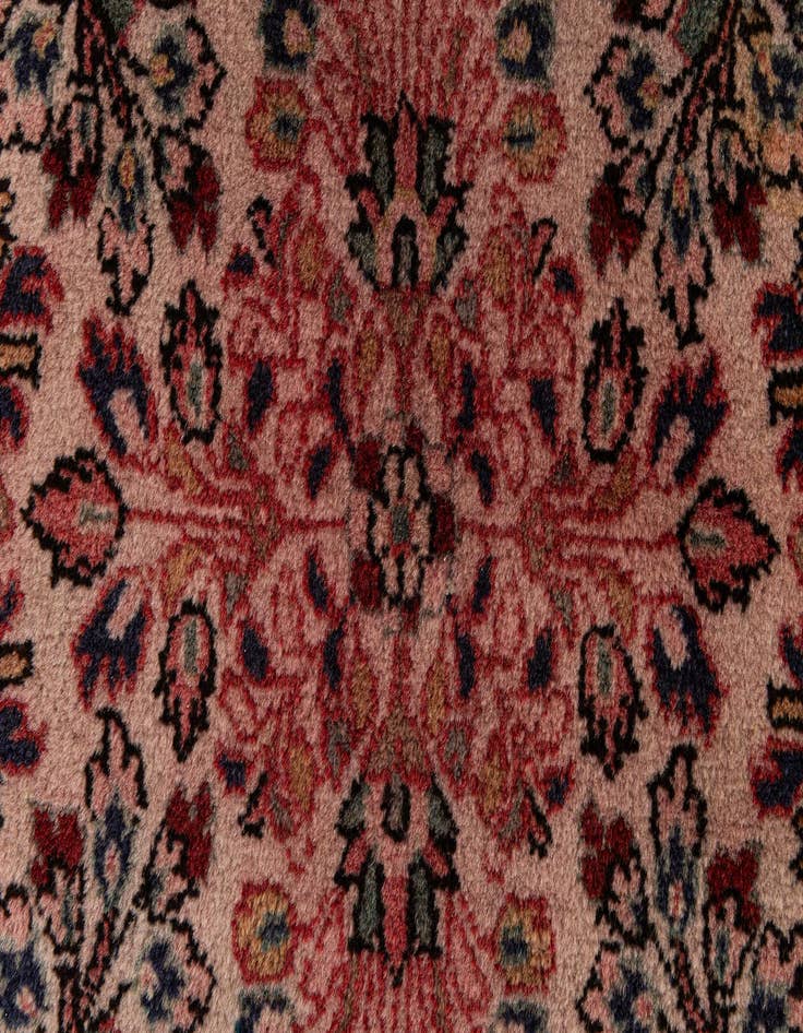Detail image of  2' 2 x 4' 1  Hand Knotted Hamedan Wool Runner Rug