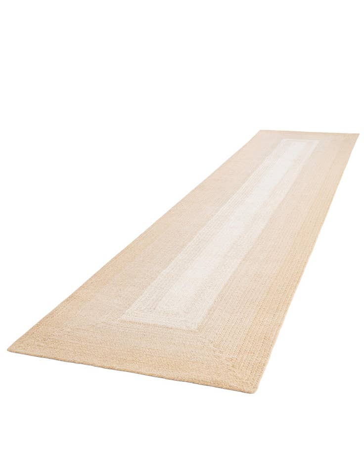 Detail image of  2' 7 x 12'  Hand Hand Braided Wool Runner Rug