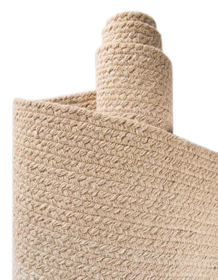 Detail image of  2' 7 x 12'  Hand Hand Braided Wool Runner Rug